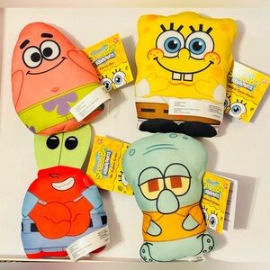 SpongeBob SquarePants Set of 4 Stuffed Characters